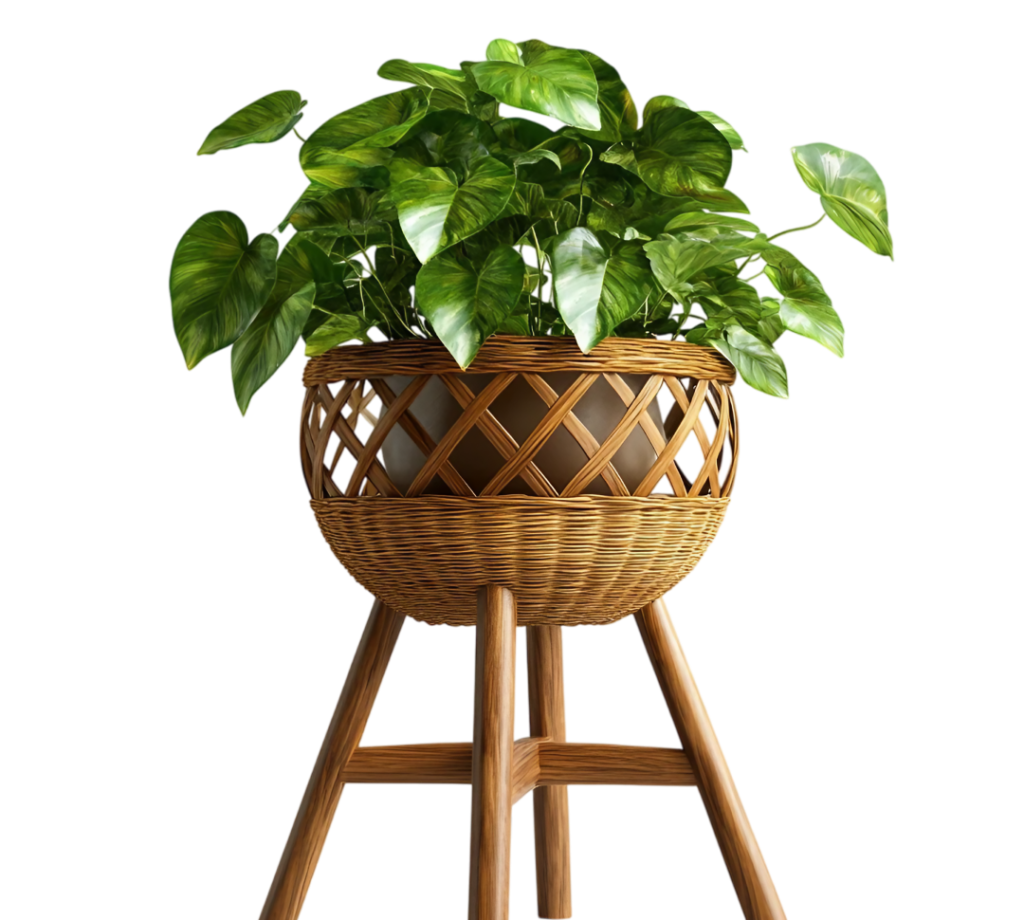 Indoor plants add extra aesthetic for home decor.